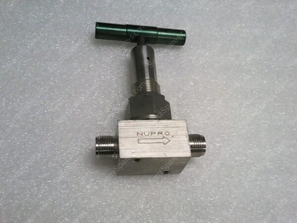 SS-6BK | STAINLESS STEEL BELLOWS SEALED VALVE, GASKETED, PCTFE STEM TIP3/8" TUBE FITTING - Image 3