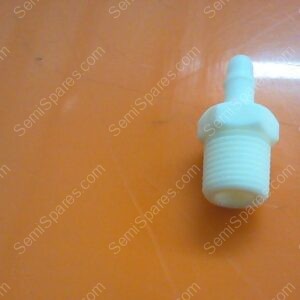 BF-0705-00 | BARB,1820-1,3/32"TO 1/8-27,WHITE NYLON,1 BAG OF 102 UNITS EACH