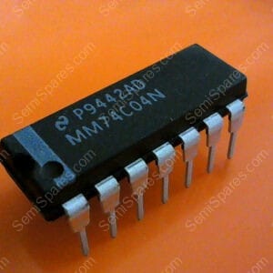 MM74C04N | MM74C04N NSC IC INVERTER HEX 14-DIP