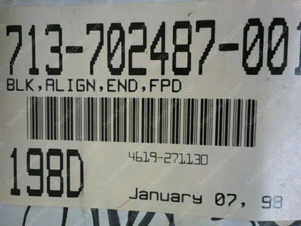 713-702487-001 | BLK,ALIGN,END,FPD - Image 3