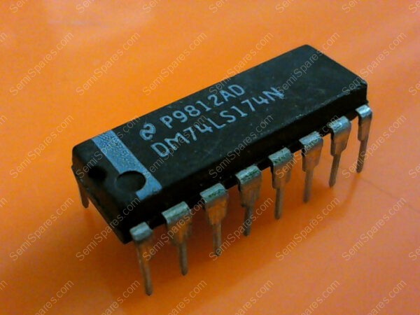 DM74LS174N | HEX D-TYPE FLIP-FLOPS DM74LS174 DIP16 TI - Image 2