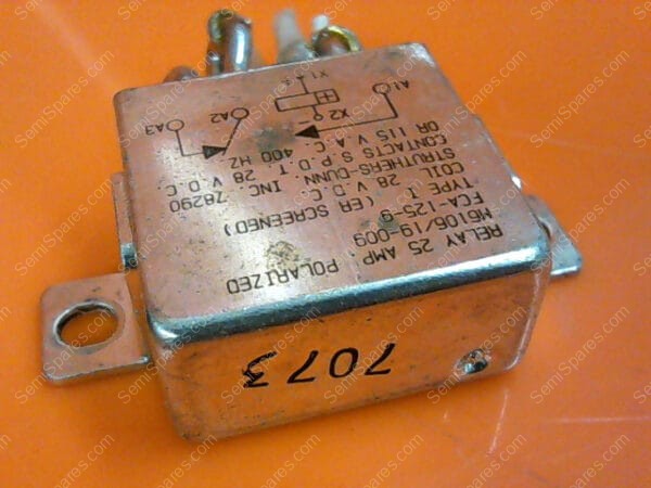 FCA-125-9 | RELAY, MID RANGE, 28 VDC, 25 A, SIDE MOUNT, SOLDER HOOK, M6106/19-009 - Image 2