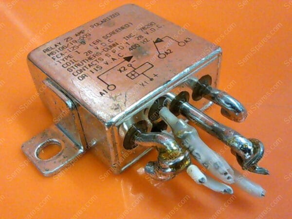 FCA-125-9 | RELAY, MID RANGE, 28 VDC, 25 A, SIDE MOUNT, SOLDER HOOK, M6106/19-009 - Image 3