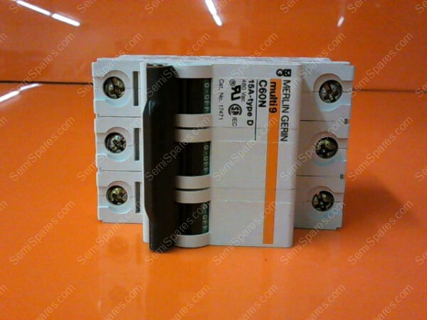 MG17471 | C60N SUPPLEMENTARY PROTECTOR VOLTS POLES AMPERES TRIP CURVE - Image 3