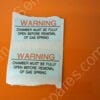 785-011056-001 | LABEL  WARNING GAS SPRING