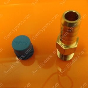 B-6-HC-1-4 | HOSE BARB, 3/8" ID HOSE - 1/2" MALE NPT, #B-6-HC-1-8 BRASS