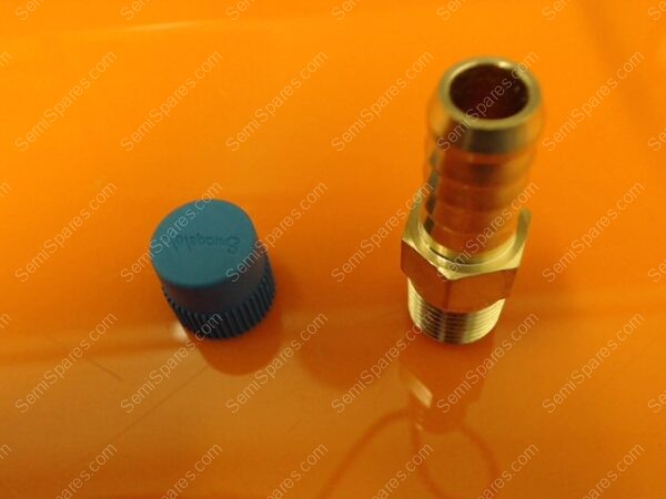 B-6-HC-1-4 | HOSE BARB, 3/8" ID HOSE - 1/2" MALE NPT, #B-6-HC-1-8 BRASS