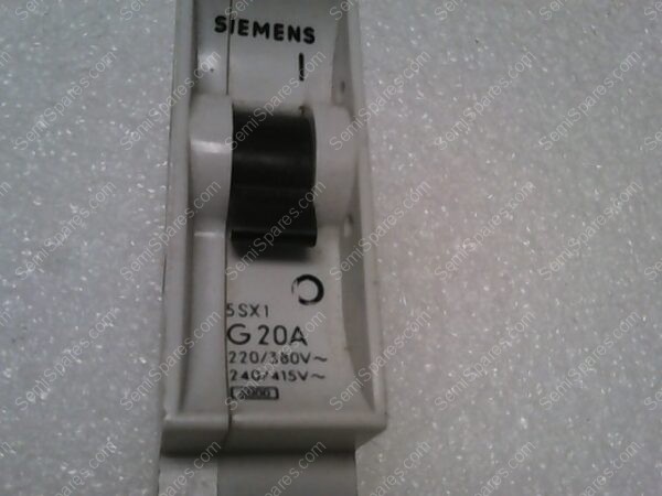 5SX1 | CIRCUIT BREAKER, 1 POLE G 20A, 220/380V~ 240/415V~