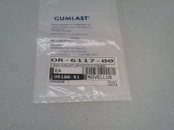 OR-6117-00 | O RING GUMLAST L8015-012 FB - Image 2