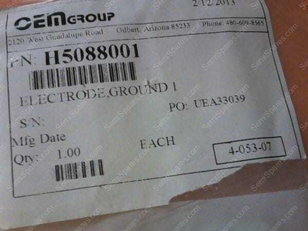 GH-0095-00 | GROUND,ELECTRODE,H5088001,2-SUPPRESSION - Image 3