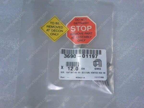 3690-01197 | SCR CAP SKT HD 10-32 X 5/8L VENTED HEX SK - Image 2