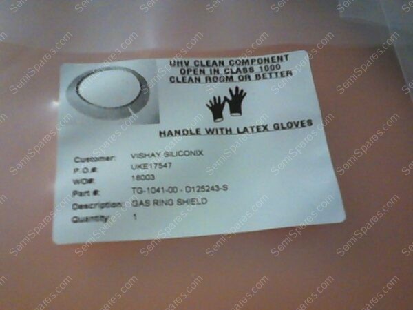 TH-1041-00-D125243-S | GAS RING SHIELD, P/N TG-1041-00-D125243-S