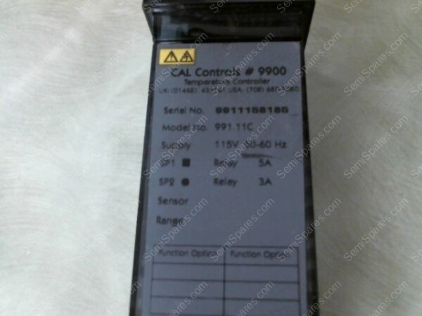 991.11C | CAL CONTROLS #9900 TEMPERATURE CONTROLLER SN/9911158185 MN/991.11C SUPPLY 115V 50-60HZ - Image 3