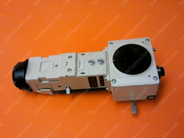 BH2-UMA | OLYMPUS MICROSCOPE BH2-UM ILUMINATOR TRINOCULAR HEAD TI3 LIGHT SOURCE GRANITE - Image 4