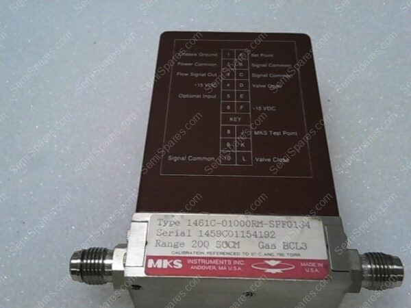 1461C-01000RM-SPF0134 | MASS FLOW CONTROLLER, RANGE 200 SCCM, GAS (BCL3) - Image 4