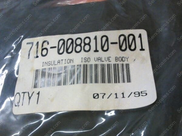 716-008810-001 | INSULATION ISO VALVE BODY - Image 3
