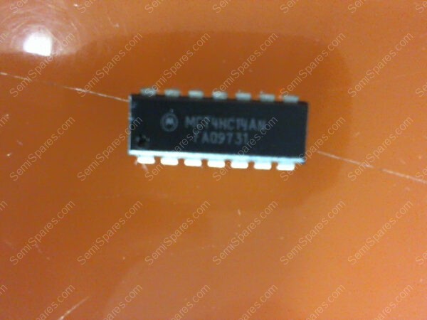 MC74HC14AN | INTEGRATED CIRCUITS, INVERTER, HC/UH SERIES, 6-FUNC, 1-INPUT, CMOS, PDIP14, MC74HC14AN - Image 4
