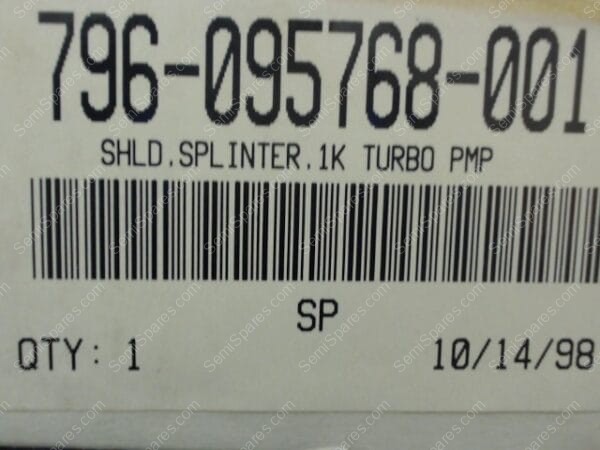 796-095768-001 | SHLD,SPLINTER,1K TURBO PMP - Image 4