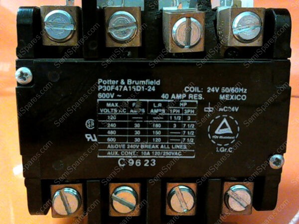 P30F47A16D1-24 | Te Connectivity / P&B Brand P30F47A16D1-24 Contactors - Image 4