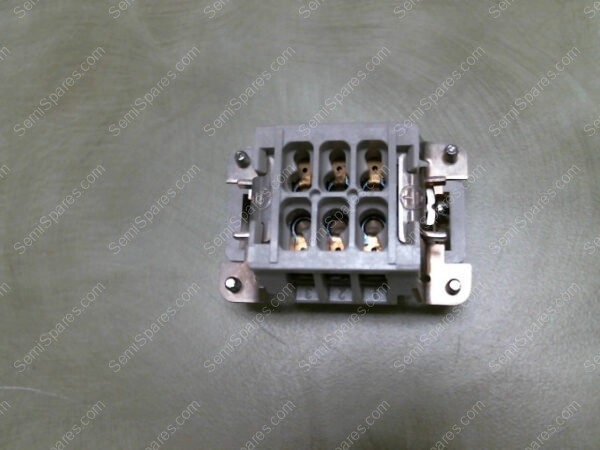 09330062601 | HAR 09330062601 HAN E, 6 POS MALE INSERT, SCREW TERMINAL - Image 2