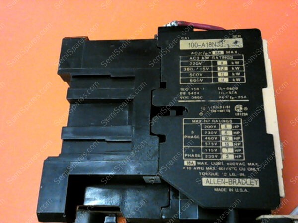 193-BSC 15 | ALLEN BRADLEY 193-BSC 15, 100-A18NJ3 CONTACTOR - Image 5