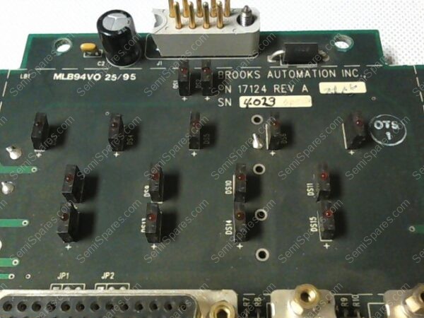 001-7124-01 | BROOKS AUTOMATION ROBOT CONTROLLER BOARD 001-7124-01 REV-A3/EQUIPE PRI ROBOTICS - Image 2