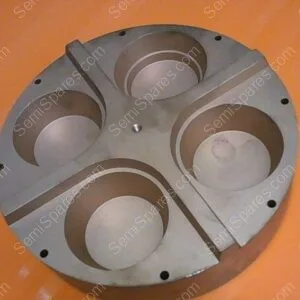 SP-0395-00 | CRUCIBLE,4-POCKET,25CC,CUSTOM AG, MARK 50