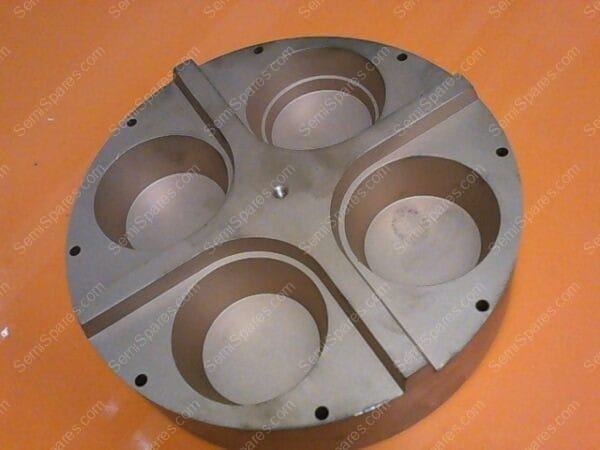 SP-0395-00 | CRUCIBLE,4-POCKET,25CC,CUSTOM AG, MARK 50
