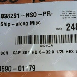 3690-01179 | SCR CAP HD 6-32/1/2 L HEX SKT SST