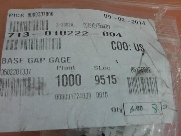 713-010222-004 | BASE GAP GAGE - Image 3