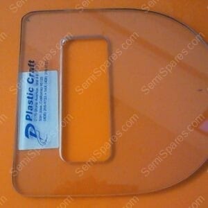 GU-0025-00 | CLEAR STATIC DISSIPATIVE SNEEZE GUARDS, 7.25" X7.88" X.125"