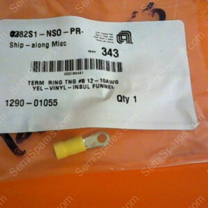 1290-01055 | TERM RING TNG #8 12-10AWG YEL-VINYL-INSUL FUNNEL P/N 1290-01012