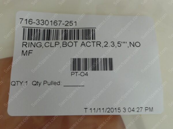 716-330167-251 | RING,CLP,BOT ACTR,2.3,5"",NO MF - Image 5