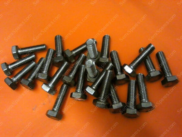 T A2-70 | STAINLESS STEEL METRIC HEX HEAD TAP BOLTS M6-1.00 (PKG OF 23)