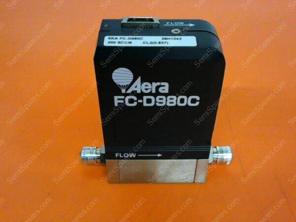 5RA FC-D980C | AERA 5RA FC-D980C MASS FLOW CONTROLLER MFC 50 SCCM SF6 AMAT - Image 3
