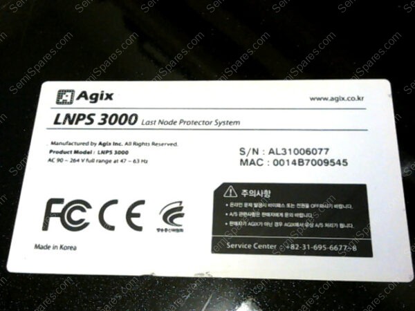 AL31006077 | AGIX LNPS3000 LAST NODE PROTECTOR SYSTEM - Image 7