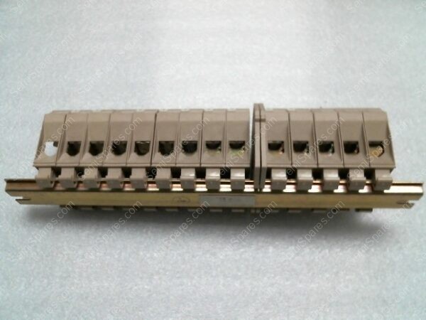 613-062117-002 | 14 WEIDMULLER TERMINAL BLOCK CONNECTOR 2 POSITION FEED WITH DIN RAIL - Image 3