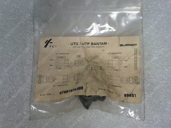 UTG0103SVDE | BURNDY UTG/UTP BANTAM 3 PIN CABLE CONNECTOR - Image 3