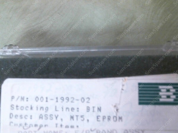 001-1992-02 | CHECKSUM ASSY,MT5,EPROM 001-1992-02 REV.5.52 - Image 2