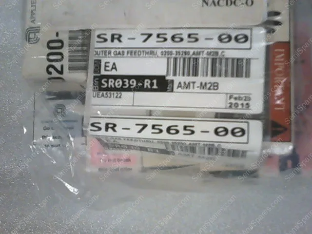 SR-7565-00 | OUTER GAS FEEDTHRU, 0200-35290, AMT-M2B, C - Image 2