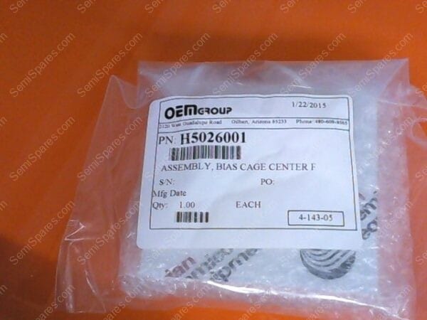 GH-0165-00 | CAGE ASSY,FARADAY BIAS,P/N H5026001 - Image 3