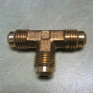 144F-12 | PARKER 3/4" FLARE TEE FITTING 45 DEG  3 WAY FITTING HVAC LNG NATURAL GAS