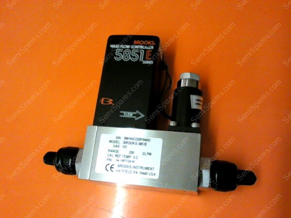 54-109772A14 | BROOKS MASS FLOW CONTROLLER MODEL 5851E GAS:H2 RANGE:200 SLPM SN/9901HCO29194/02 - Image 4