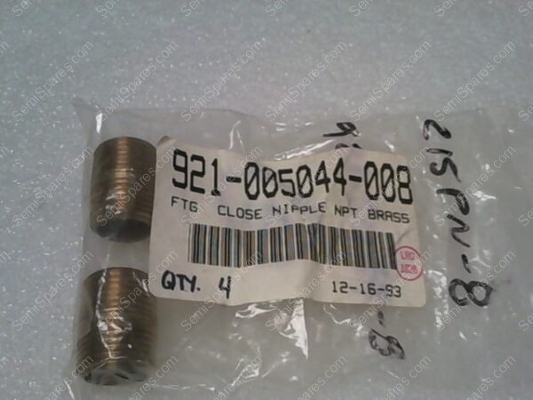 921-005044-008 | FTG CLOSE NIPPLE NPT BRASS - Image 3