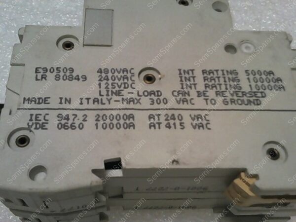 C60N 63A | C60N 63A-TYPE D 2-POLE CIRCUIT BREAKER - Image 3