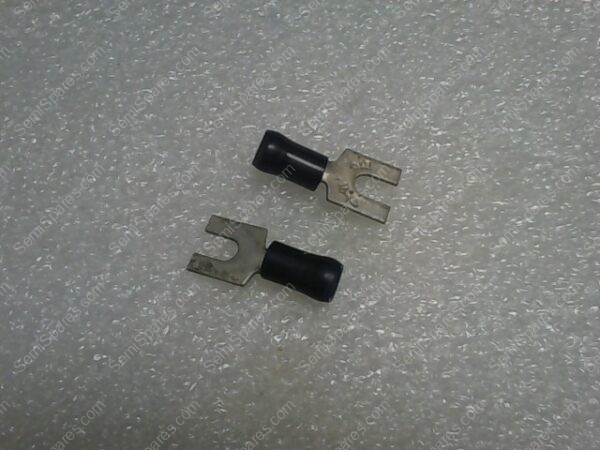 INSULATED SOLDERLESS | #6 SCREW SIZE INSULATED SOLDERLESS BLOCK SPADE 16-14 WIRE RANGE - Image 2