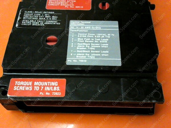 GF01ED60B0 | SIEMENS I-T-E EGF01ED60B0 MOLDED CASE CIRCUIT BREAKERS ACCESSORY - Image 8