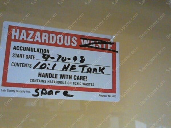 620-1 | 10:1 HF TANK, HAZARDOUS WASTE - Image 2