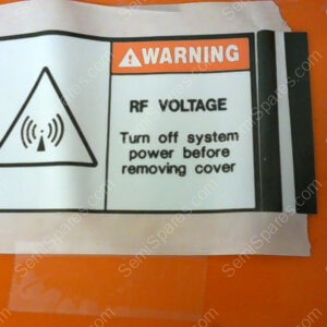 785-014666-001 | LABEL DANGER HIGH RF VOLTAGE
