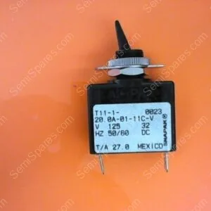 670-090537-020 | CIRCUIT BREAKER, 20 AMP TOGGLE